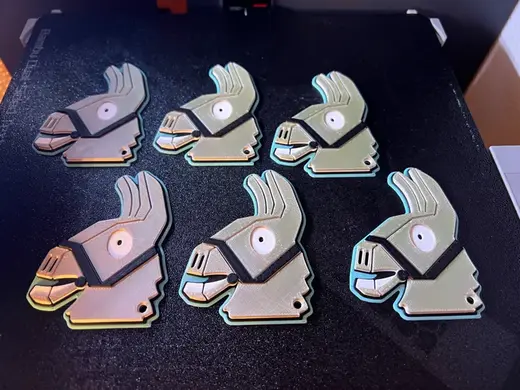 Fortnite lama style keychain