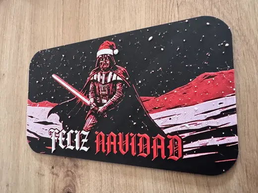 Cartel Feliz Navidad Star Wars - Darth Vader
