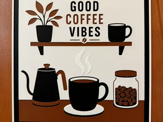 Good Coffee Vibes Hueforge