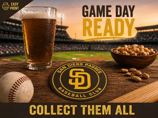 san diego padres coaster mlb