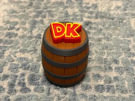 Donkey Kong Barrel Keyboard Clicker Fidget