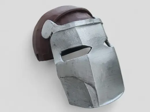 ''Rust'' Metal Facemask