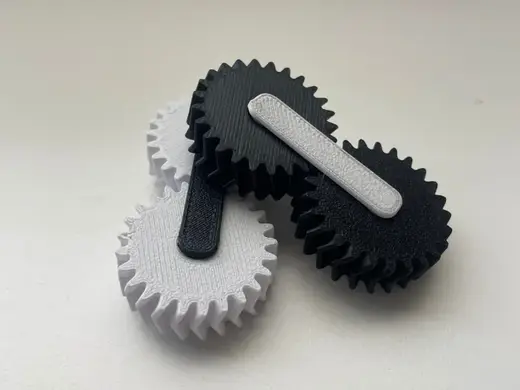 Double Helix Gear Fidget Toy