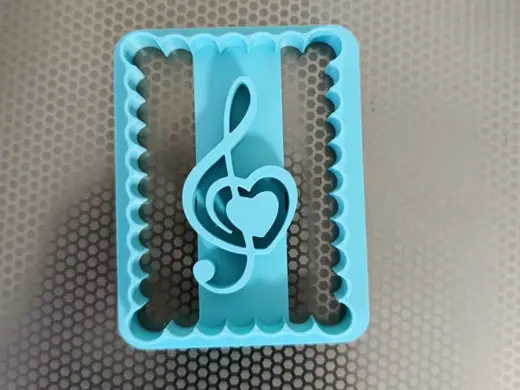 Emporte Pièce Biscuit Note de Musique Coeur