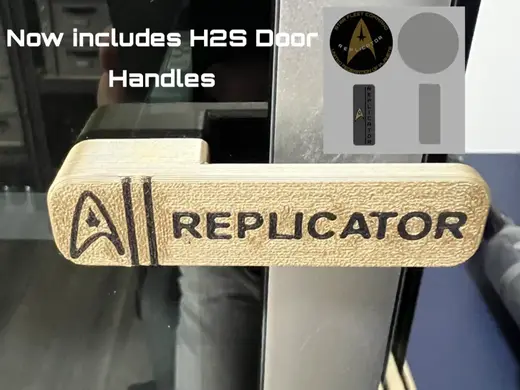 Door Handles for H2-X1C-P series- Star Trek Themed