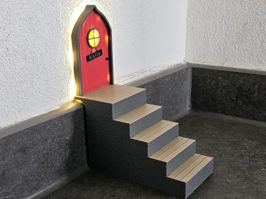 Weihnachtswichteltür / Christmas gnome door