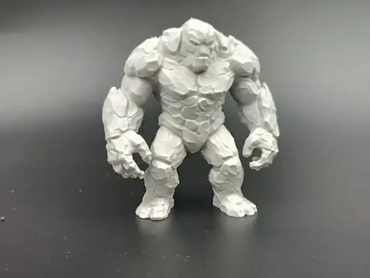 Rubbleborn Stone Golem – Elemental RPG Miniature