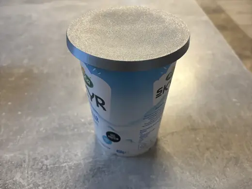SKYR / Joghurt Deckel + Untersetzer in einem