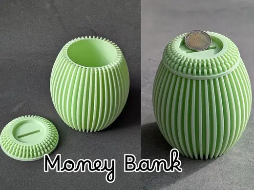Moneybank ribbed - Spaarpot