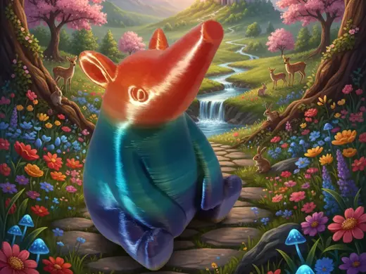 Tapir ou Petit tamanoir assis