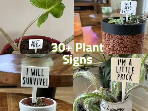 Funny Plant Signs - Funny Plant Stakes
