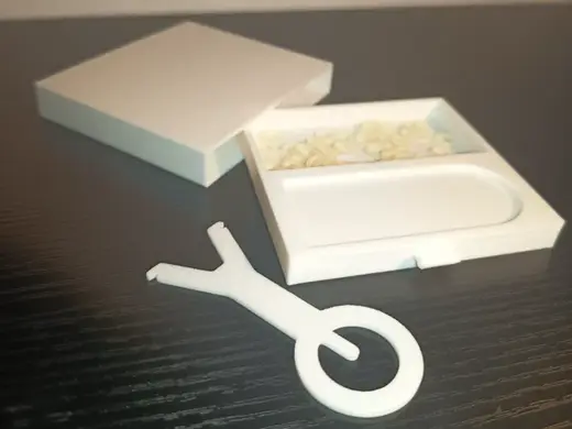 Orthodontic Elastic Hook with Storage Drawer