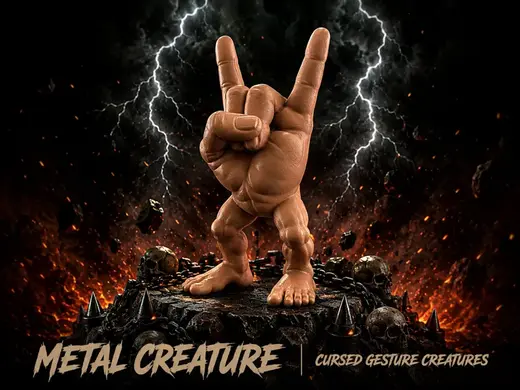 METAL CREATURE | CURSED GESTURE CREATURES