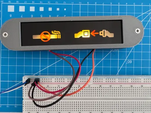 Mobiflight Seat Belt & No Smoking Sign Panel