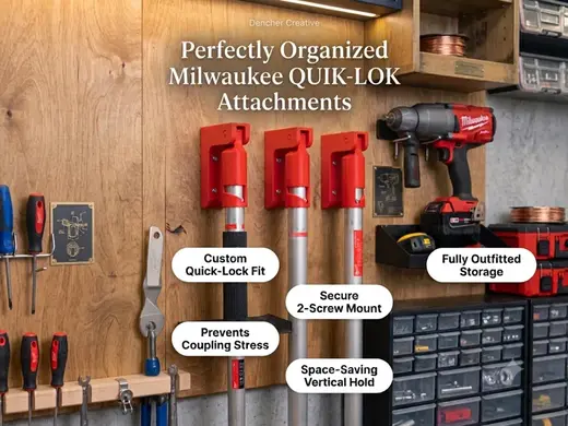 Wall hanger FOPH quik-lok for Milwaukee
