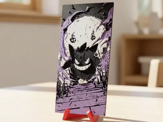 Gengar Pokemon HueForge - NO AMS disponibile
