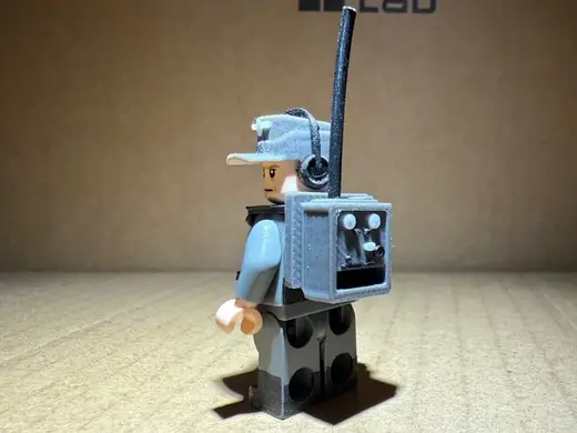 minifigure German radio