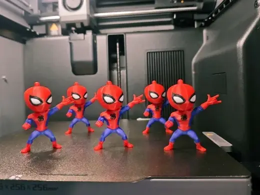 spiderman multicolor keychain
