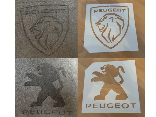 Peugeot Schablone - Detailing