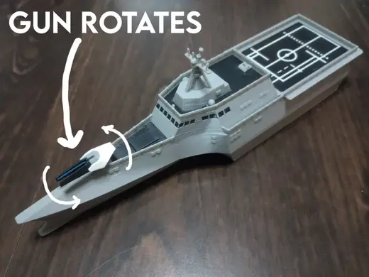 USS Littoral Combat Ship Railgun Warship
