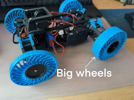 OpenFrame One big airless wheels