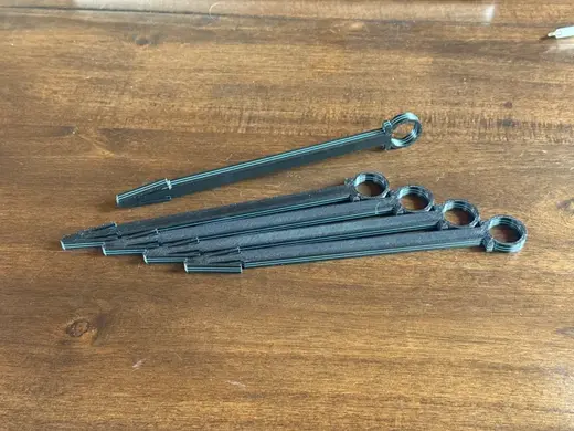 1/8th scale tire sticks with finger hole