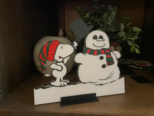 Snoopy Snowman Hat / 4 color / Christmas Display