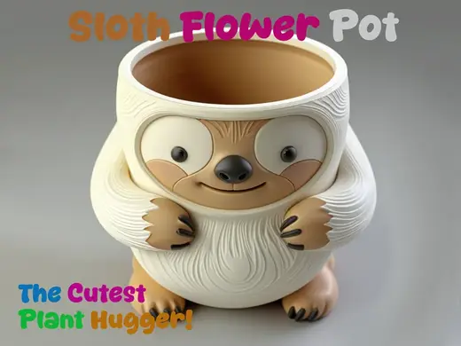 Sloth Flower Pot – The Cutest Plant Hugger!