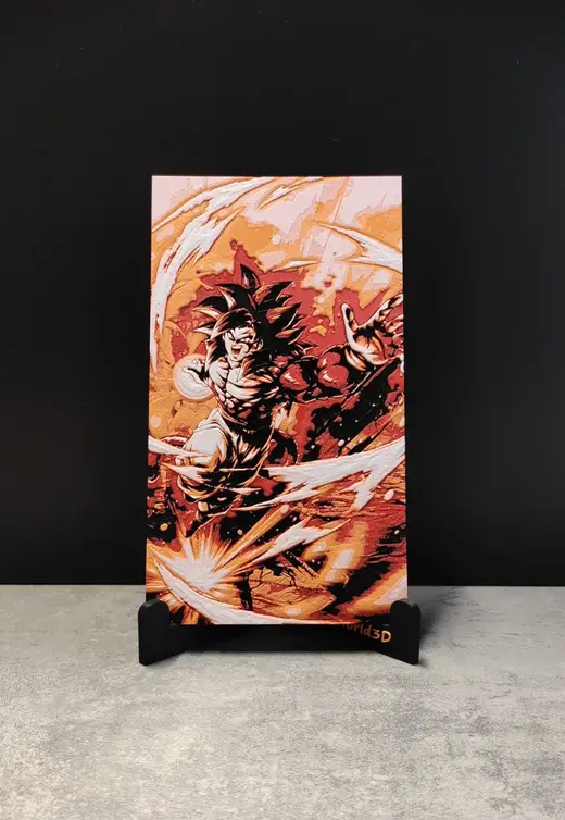 SanGoku SS4 v1 from DragonBall Z - HueForge