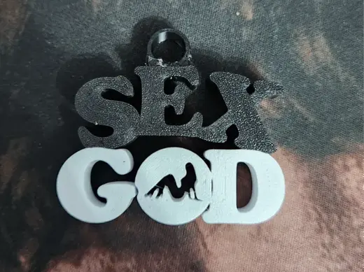 keychain SEX GOD
