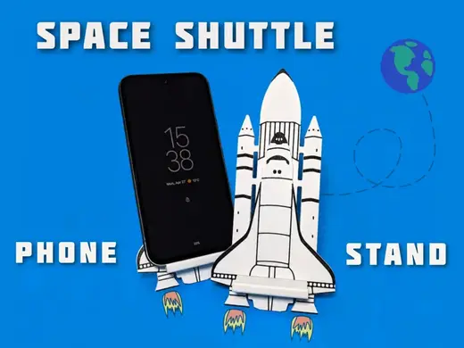 Space Shuttle Phone Stand | NO AMS