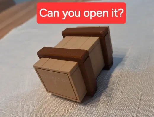 Magic locking gift box