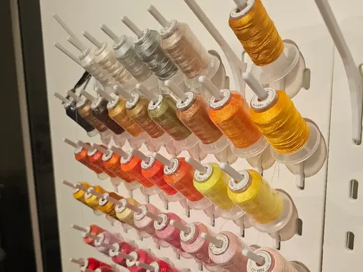 Thread Spool Hook for IKEA SKÅDIS Pegboard
