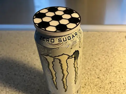 Football / soccer ball can lid