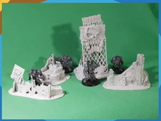 Ork Scrapyard Scatter Terrain - Set B
