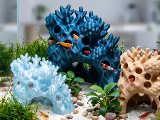 Aquarium Shrimp Hideout - Coral Reef Cave