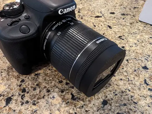 Solar Eclipse Lens Filter for Canon EF-S 18-55