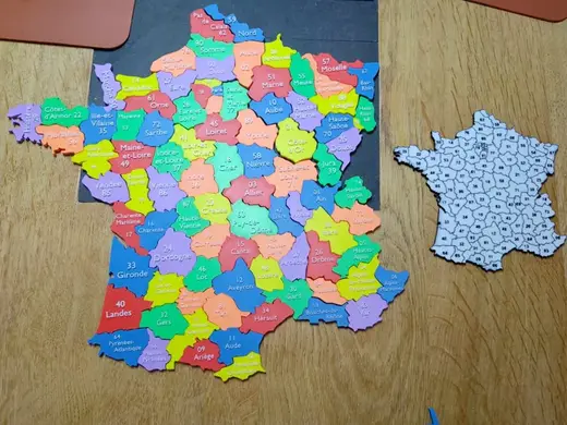 Department of France Puzzle