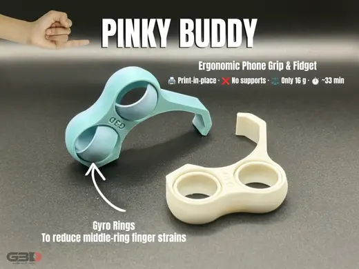 Pinky Buddy | Ergonomic Phone Grip & Fidget