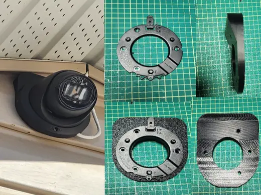 Lorex Camera Dutchlap Vinyl Siding mount adapter