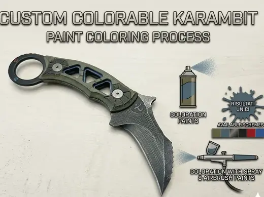 knife karambit colorabile