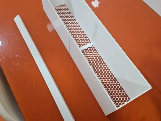 caja de caida de agua rebosadero medida exacta