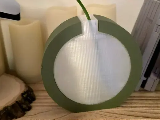 Round Cutout Vase