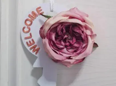 Welcome key wall decor