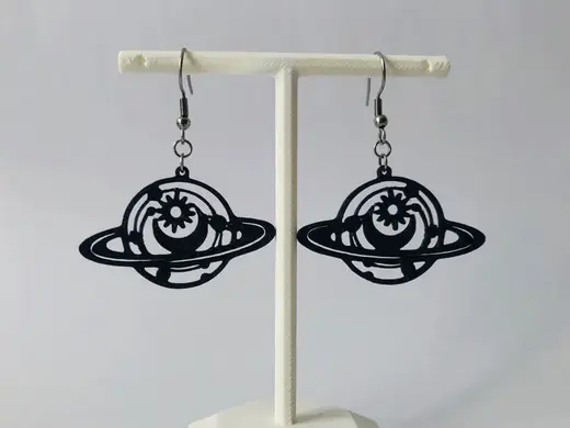 Planets earrings no AMS 0.4 mm nozzle