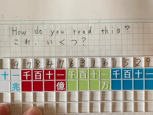 Place Value Chart – Math Learning Aid |位取り表