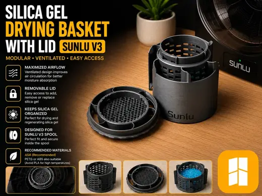 SUNLU V3 Silica Gel Drying Basket with Lid