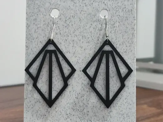 Aretes Escultura Geométrica