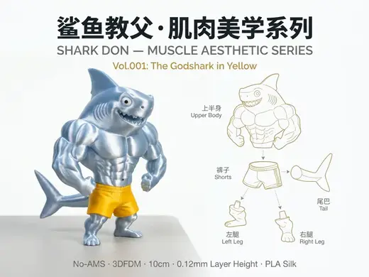 鲨鱼教父·肌肉美学系列