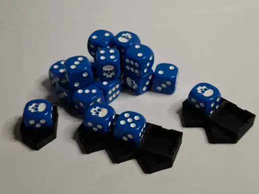 Micro Wound Dock – 12mm Dice Tracker